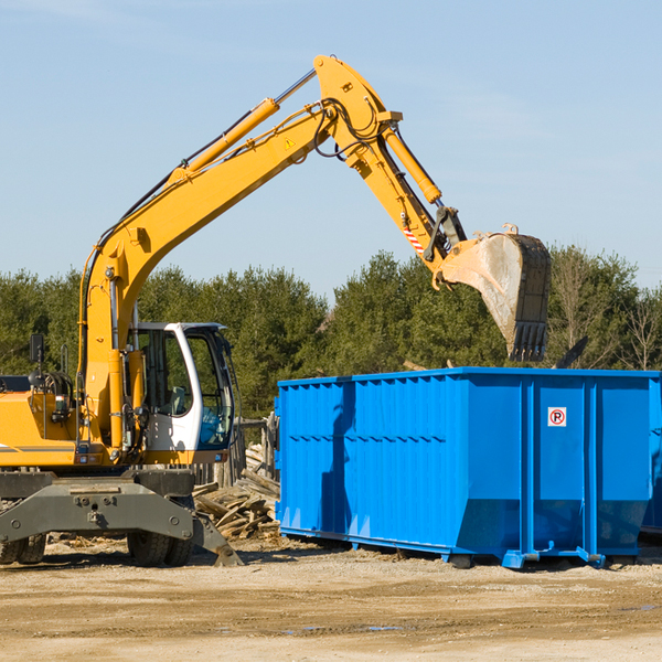 can i choose the location where the residential dumpster will be placed in Ramah NM